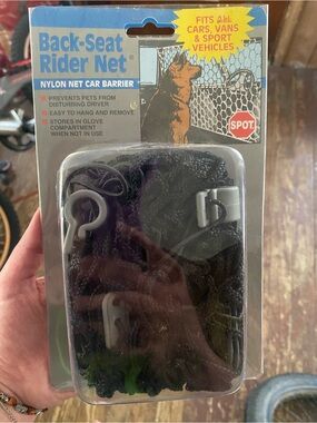 Back-Seat Rider Net Packaging - Black